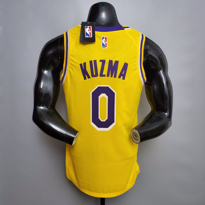 Camisola NBA Lakers #0 Kuzma Commemorative Yellow - 23/24