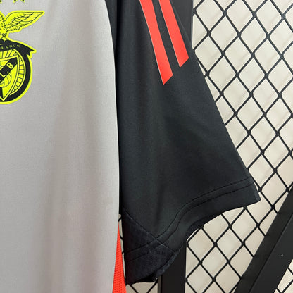 Camisola Benfica 24/25 Treinamento Cinza - Versão Adepto - Masculino