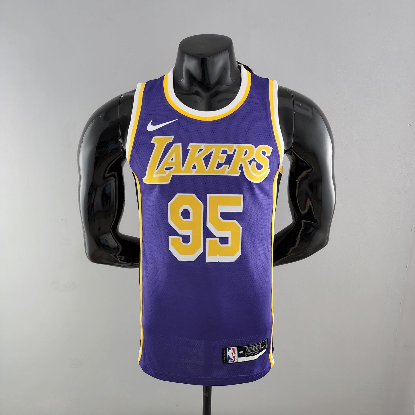 NBA Lakers Jersey #95 Toscano Purple 75th Anniversary - 23/24