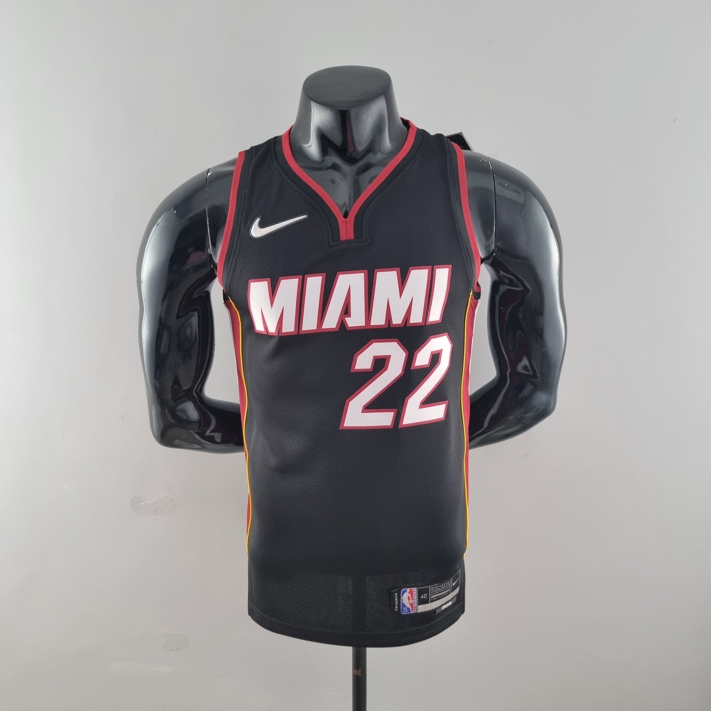 NBA Miami Heat #22 Butler Jersey - 75th Anniversary Black