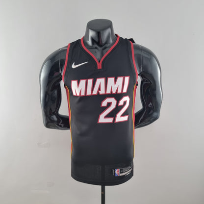 NBA Miami Heat #22 Butler Jersey - 75th Anniversary Black