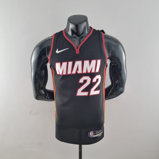 NBA Miami Heat #22 Butler Jersey - 75th Anniversary Black