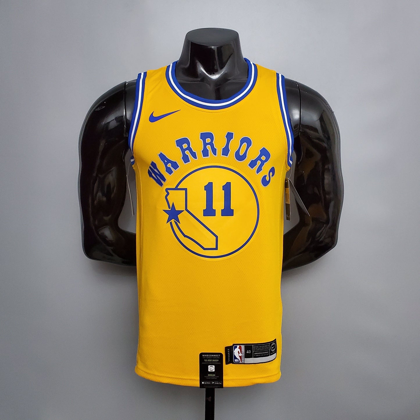 Camisola NBA Golden State Warriors #11 Thompson - Retro Yellow