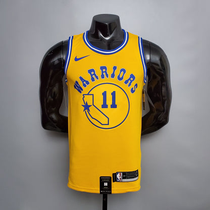 Camisola NBA Golden State Warriors #11 Thompson - Retro Yellow