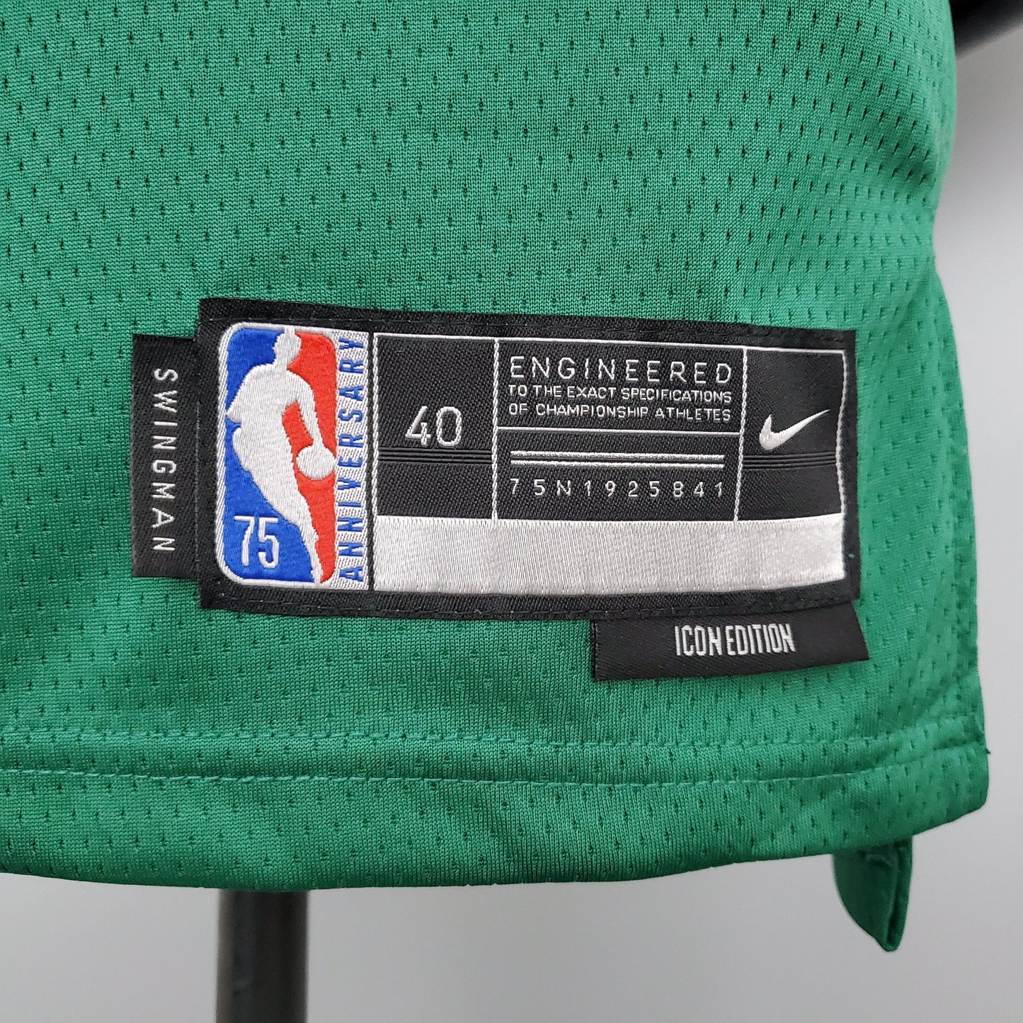 Camisola NBA Boston Celtics #11 Irving - 75° Aniversário Verde
