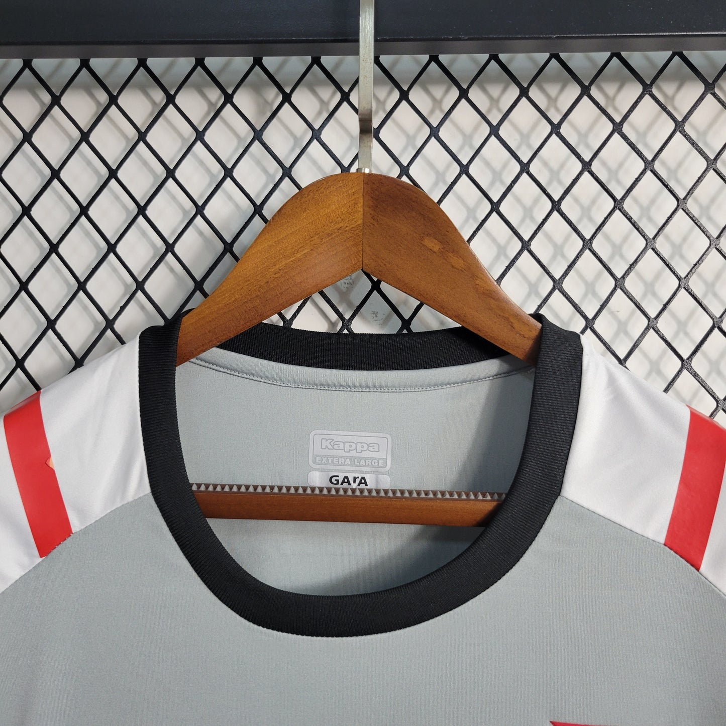 Camisola Vasco Treino 23/24 - Kappa Adepto Masculina - Cinza