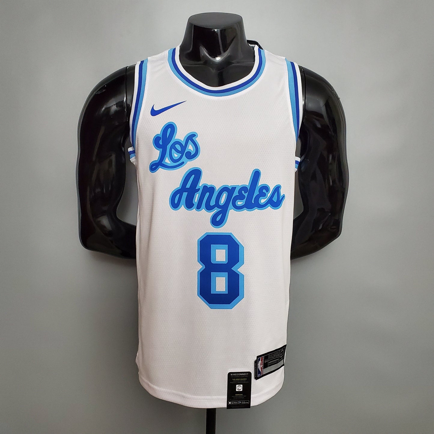 Camisola NBA Lakers #8 #24 Before/After Bryant Retro Night White - 23/24