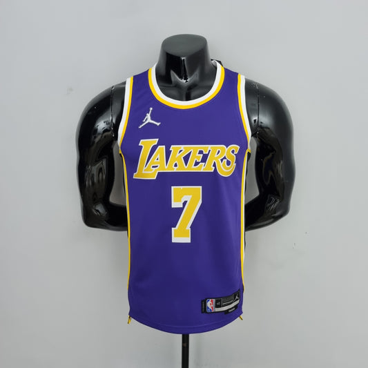 NBA Lakers Jersey #7 Anthony Purple 75th Anniversary - 23/24
