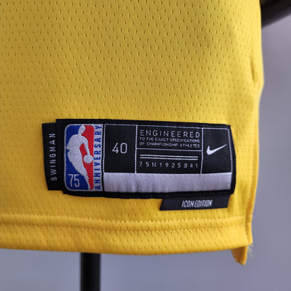 Camisola NBA Lakers #2 Irving 75° Aniversário Amarela - 23/24