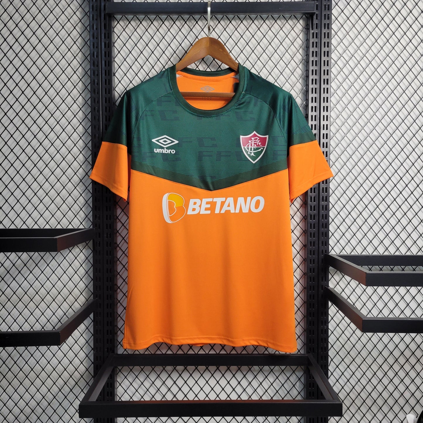 Camisola Fluminense Treino Laranja - 23/24