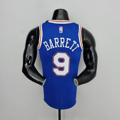 NBA NY Knicks #9 Barret Jersey - 75th Anniversary Limited Blue