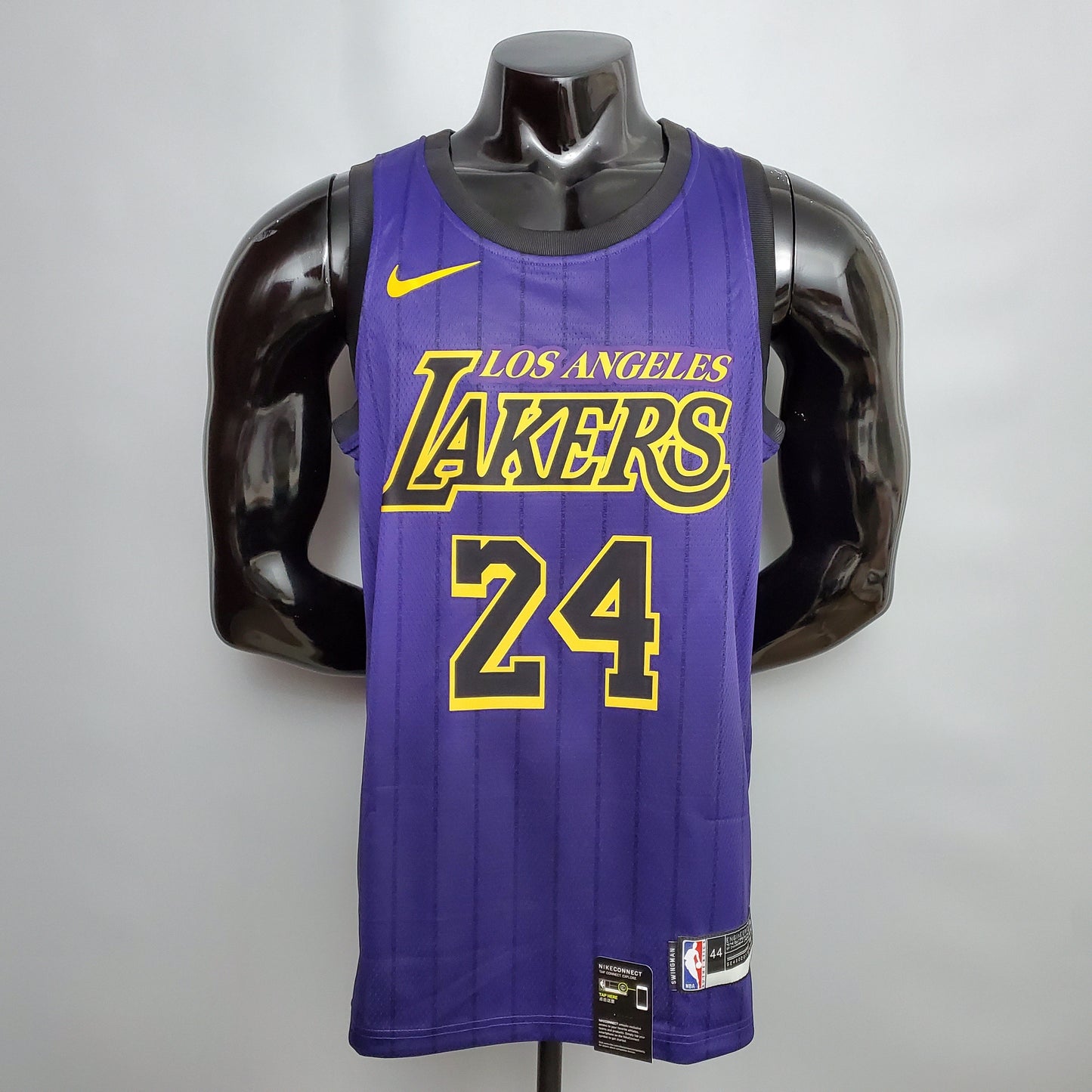 NBA Lakers #24 Bryant Purple Stripe Jersey - 23/24