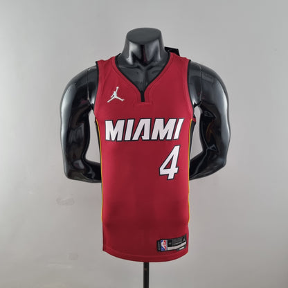 Camisola NBA Miami Heat #4 Oladipo - 75° Aniversário Red