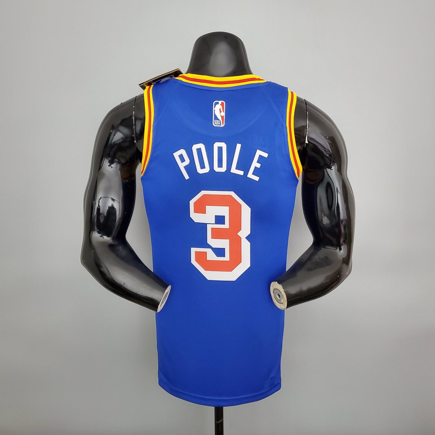 NBA Golden State Warriors #3 Poole Jersey - Retro Blue