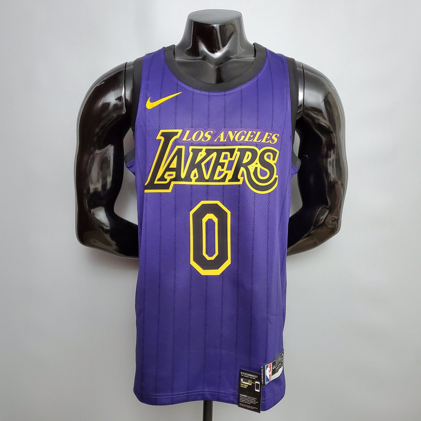 NBA Lakers #0 Young Purple Stripe Jersey - 23/24