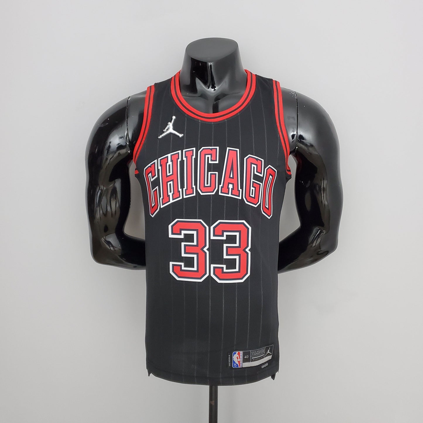 Camisola NBA Chicago Bulls #33 Pippen - Flyers Black
