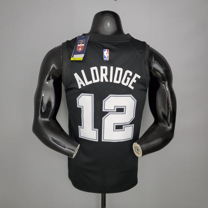 Camisola NBA San Antonio Spurs #12 Aldridge - City Edition Black
