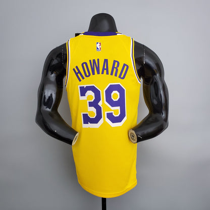 Camisola NBA Lakers #39 Howard Crew Neck Yellow - 23/24