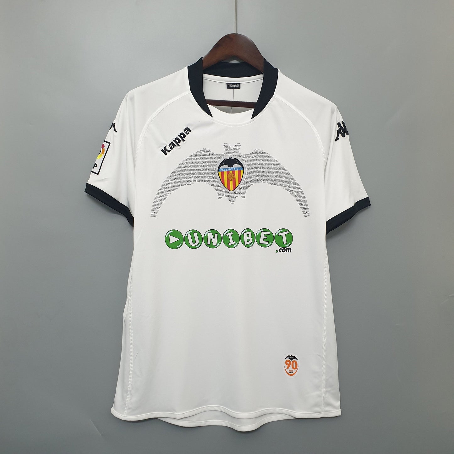 Camisola Valencia Titular 09/10 - Versão Retro