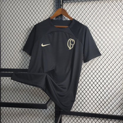 Camisola Corinthians Treino 23/24 - Nike Adepto Masculina - Preta