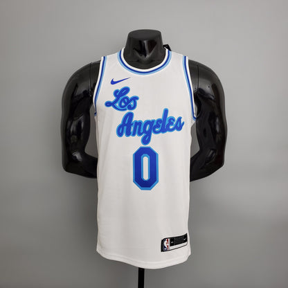 NBA Lakers Jersey #0 Westbrook Latin Night White - 23/24