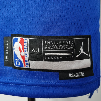 NBA Orlando Magic #1 McGrady Shirt - 75th Anniversary Blue