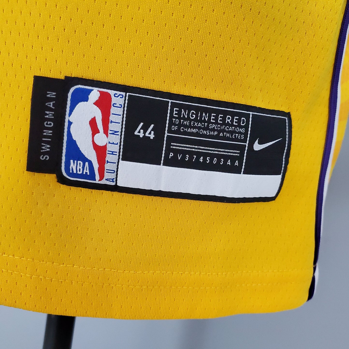 NBA Lakers #7 Anthony V-neck Nike Connection Jersey - 23/24