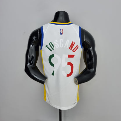 Camisola NBA Golden State Warriors #95 Toscano - Mexico White