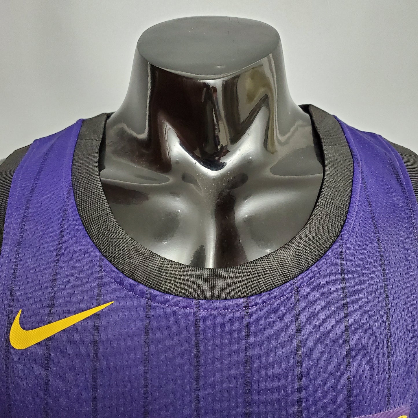 NBA Lakers #0 Young Purple Stripe Jersey - 23/24