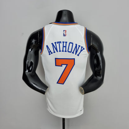 Camisola NBA NY Knicks #7 Anthony - 75° Aniversário White