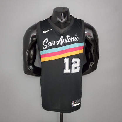 Camisola NBA San Antonio Spurs #12 Aldridge - City Edition Black
