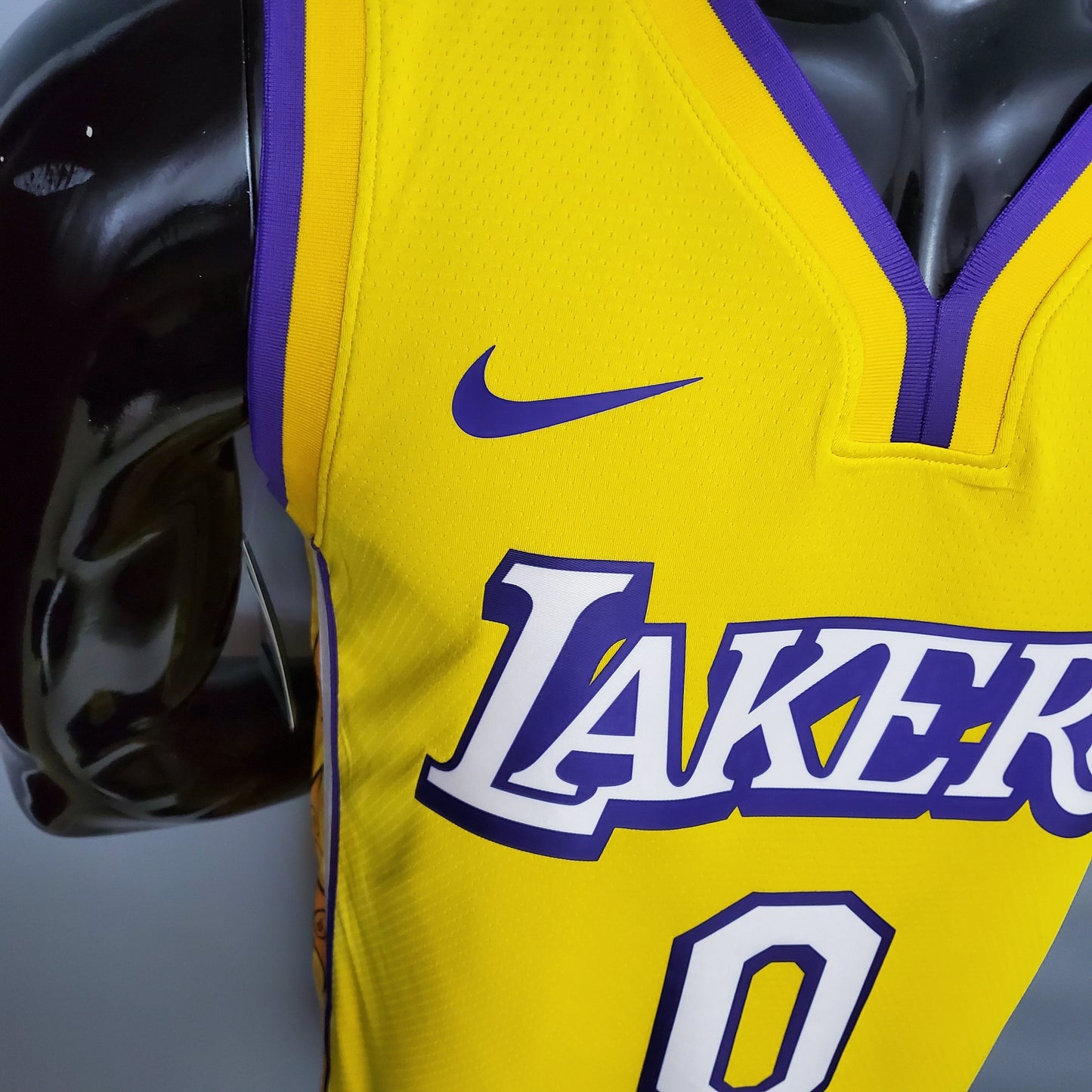 NBA Lakers #0 Kuzma V-neck Nike Connection Jersey - 23/24