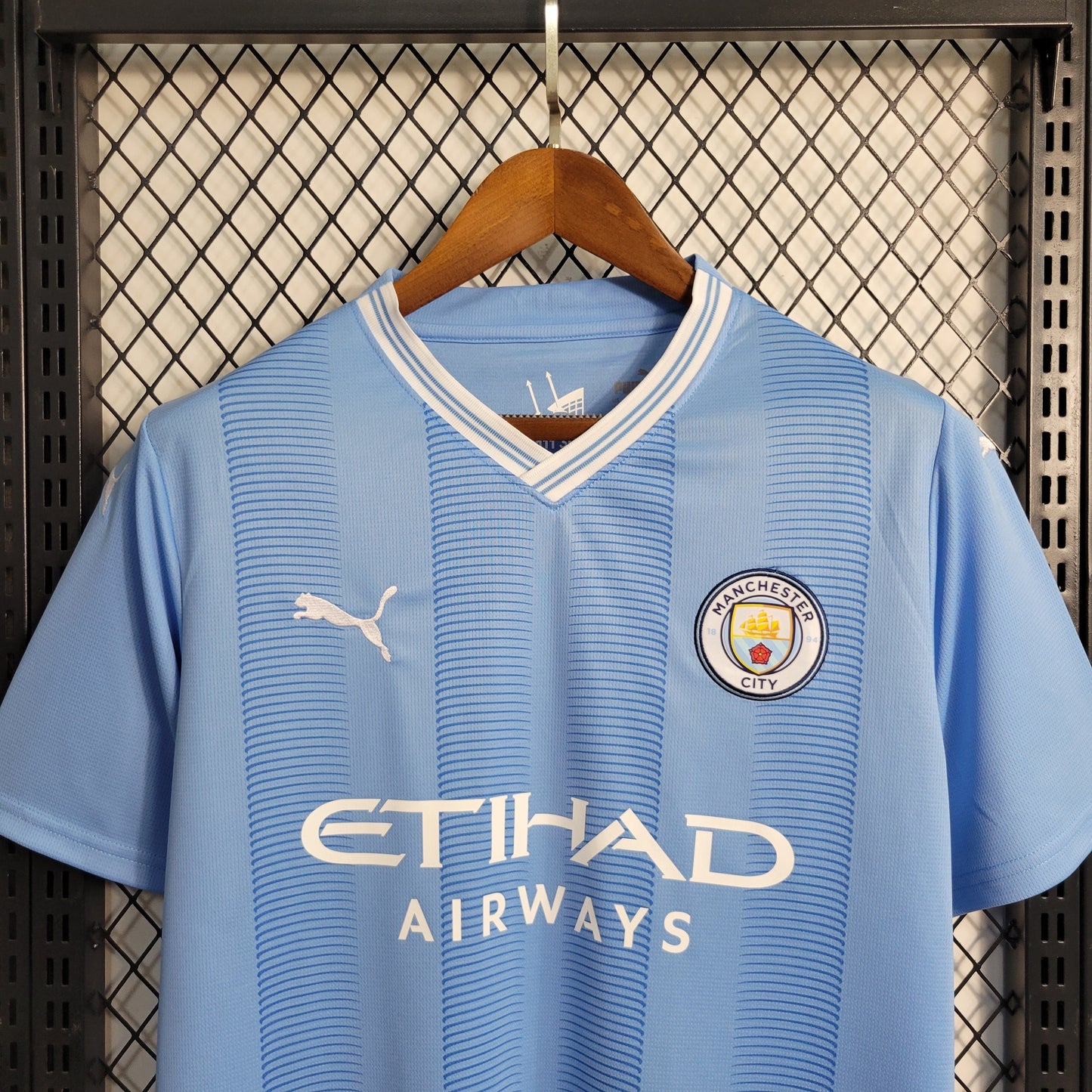 Camisola Manchester City Home 23/24 - Puma Adepto Masculina