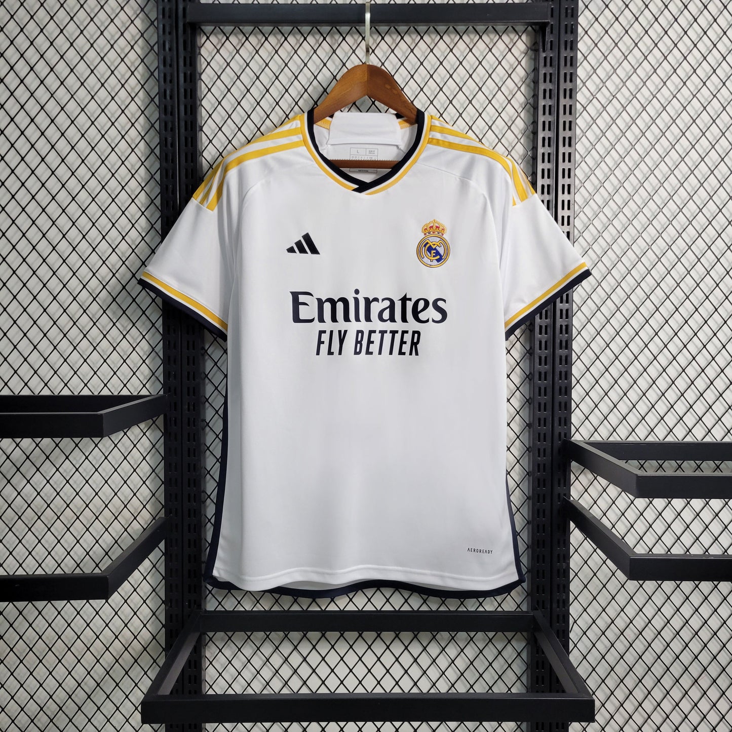 Camisola Real Madrid Home 23/24 - Adidas Adepto Masculina