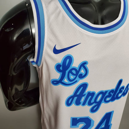 Camisola NBA Lakers #24 Bryant Retro Night White - 23/24