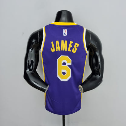 Camisola NBA Lakers #6 Jordan Purple 75° Aniversário  - 23/24