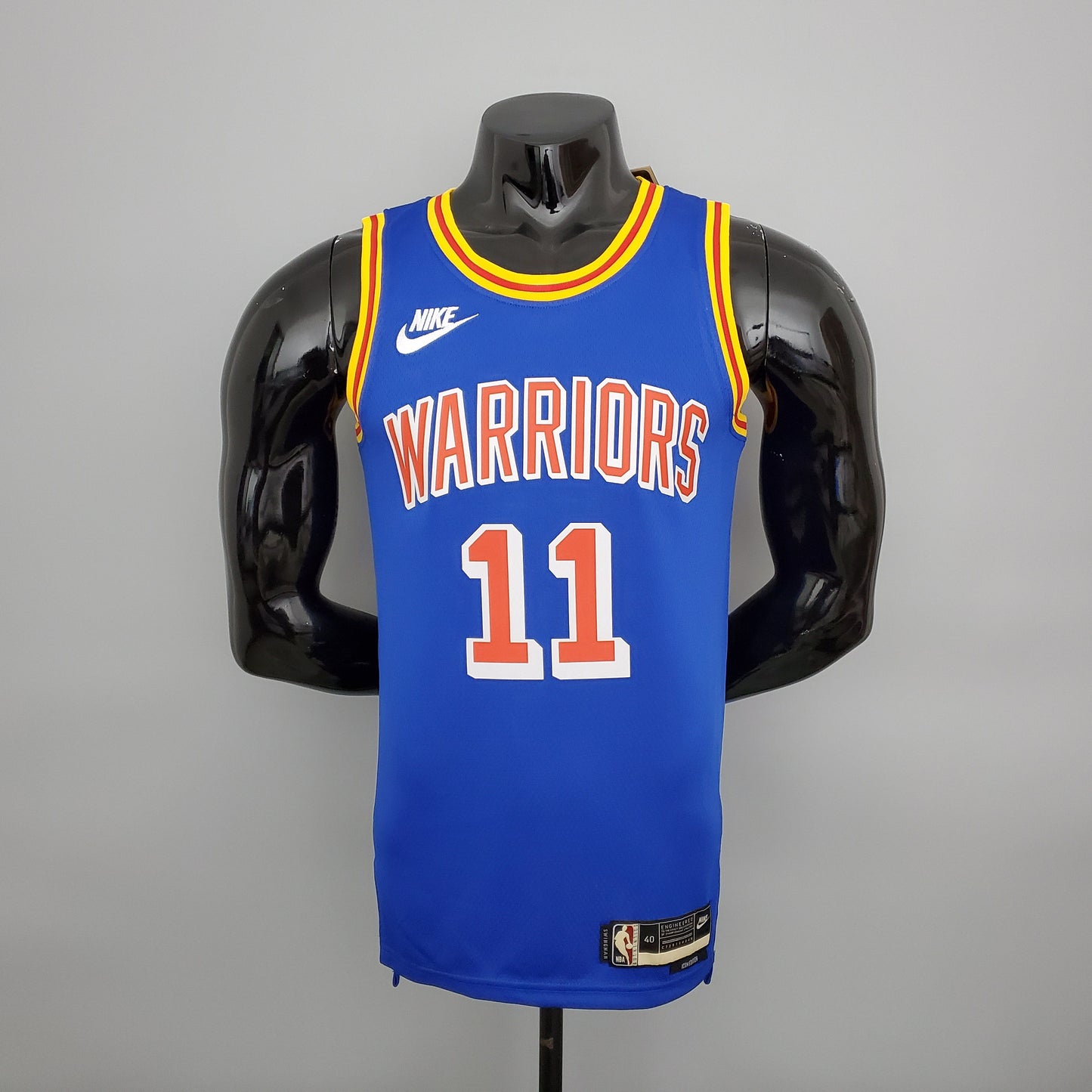 NBA Golden State Warriors #11 Thompson Jersey - Retro Blue