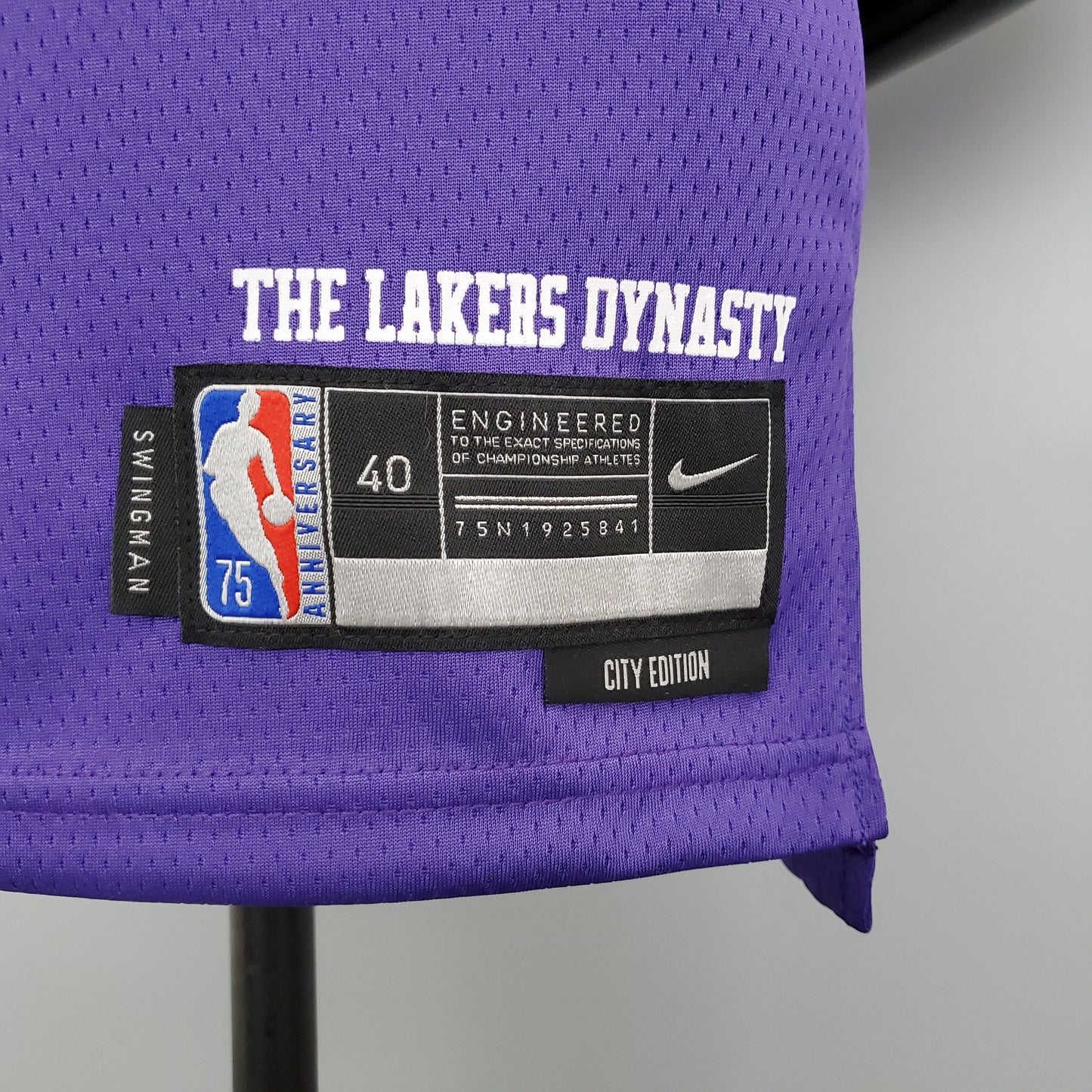 Camisola NBA Lakers #23 James City Edition Purple - 23/24