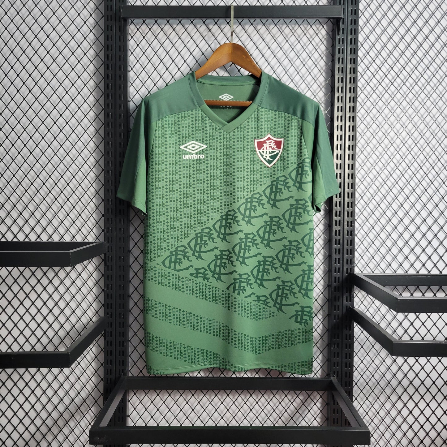 Camisola Fluminense Treino 23/24 - Umbro Adepto Masculina - Verde