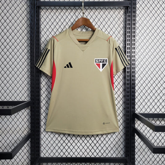 Camisola São Paulo Treino 23/24 - Adidas Feminina