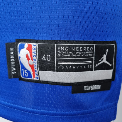 Camisola NBA NY Knicks #4 Rose - 75° Aniversário Limited Blue