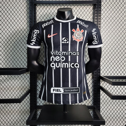 Camisola Corinthians Away 23/24 Nike Jogador Masculina + Patrocínio