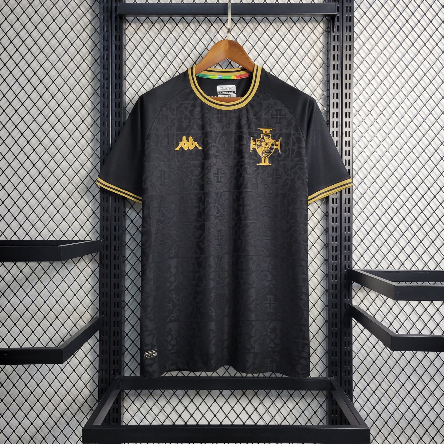 Camisola Vasco Especial 22/23 - Kappa Adepto Masculina - Preta