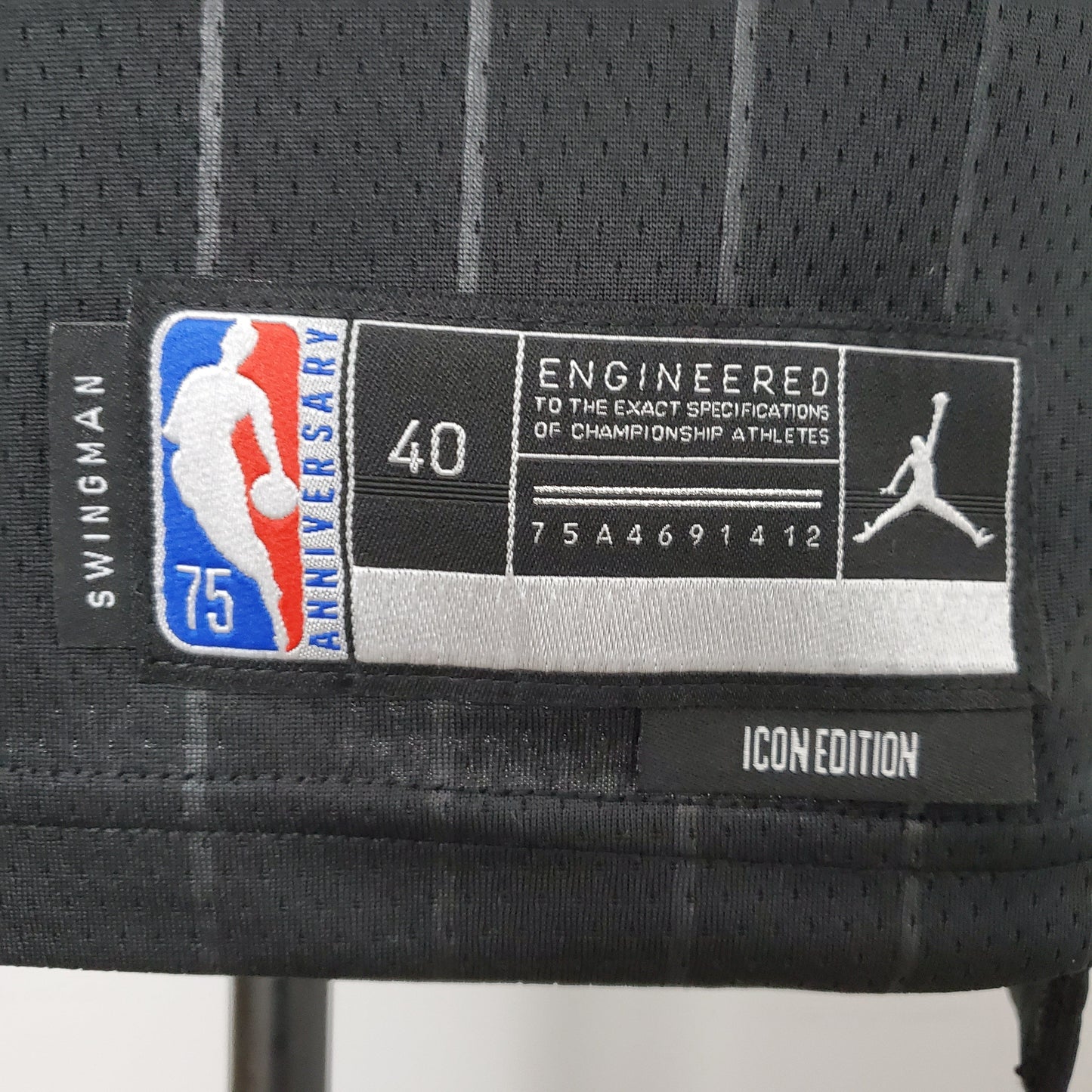 Camisola NBA Chicago Bulls #33 Pippen - Flyers Black