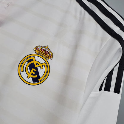 Real Madrid Home Shirt 14/15 - Long Sleeve Retro Version