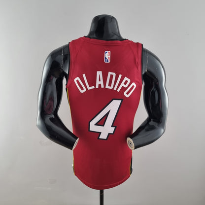 Camisola NBA Miami Heat #4 Oladipo - 75° Aniversário Red