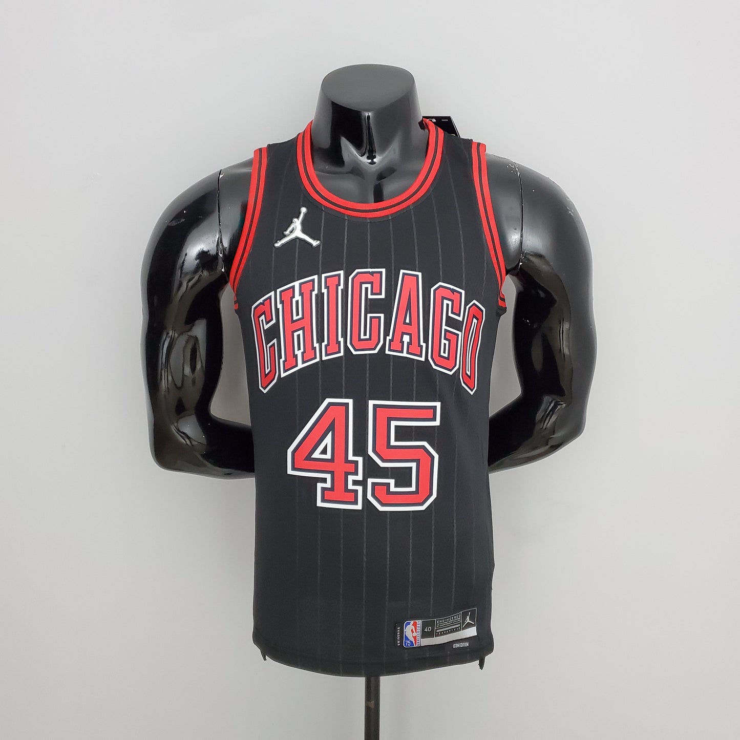 NBA Chicago Bulls #45 Jordan Jersey - Flyers Black