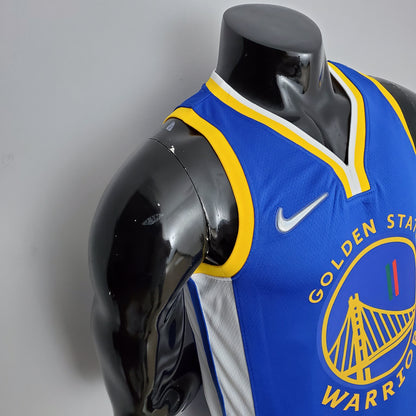 NBA Golden State Warriors #11 Thompson Jersey - Mexico Blue