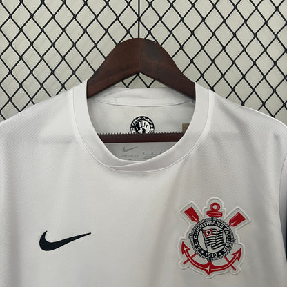 Camisola Corinthians Home 2024 - Versão Adepto - Lançamento