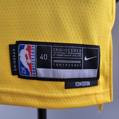 NBA Lakers Jersey #95 Tuscano Yellow 75th Anniversary - 23/24